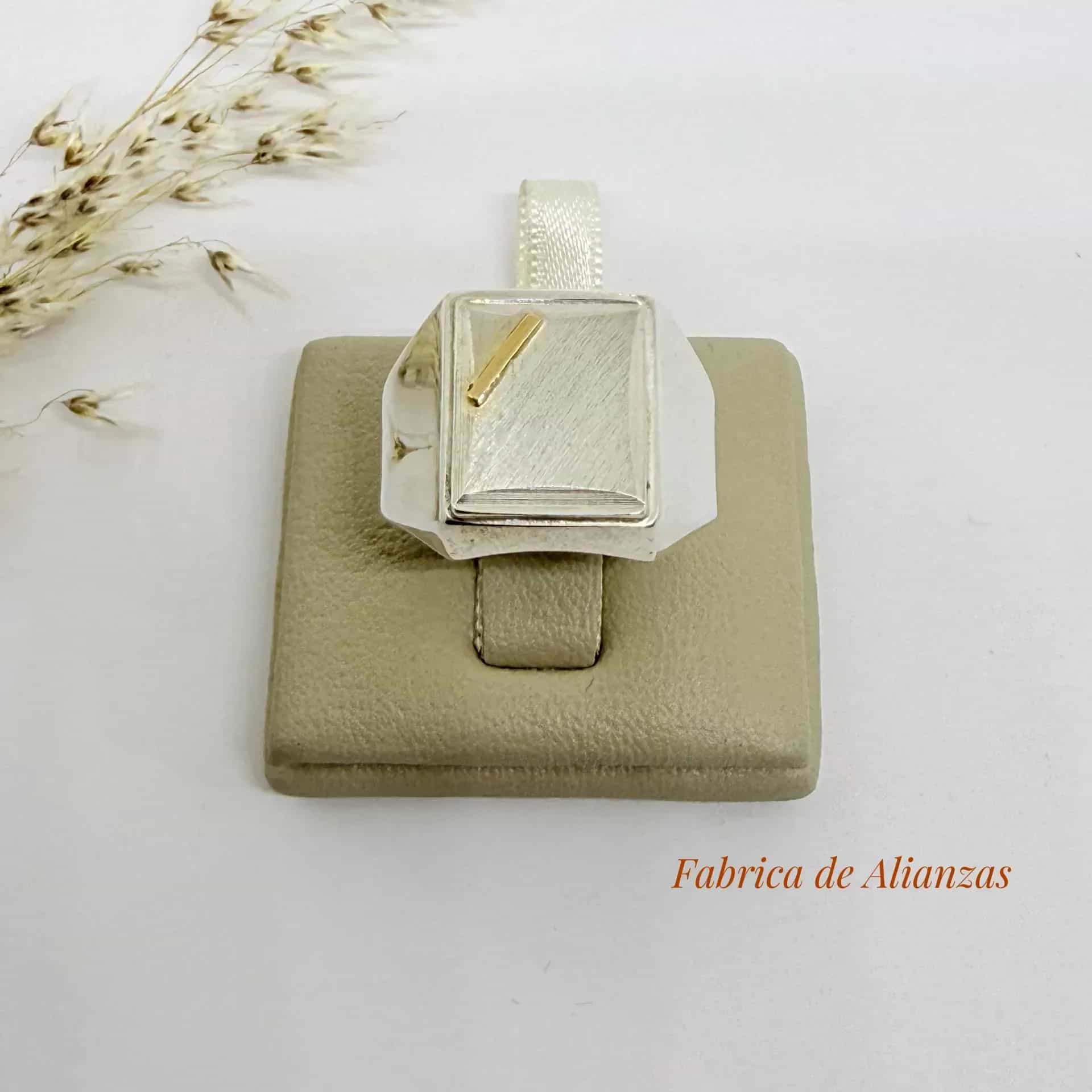 Anillo Sello Rectangular 10 por 8 milímetros