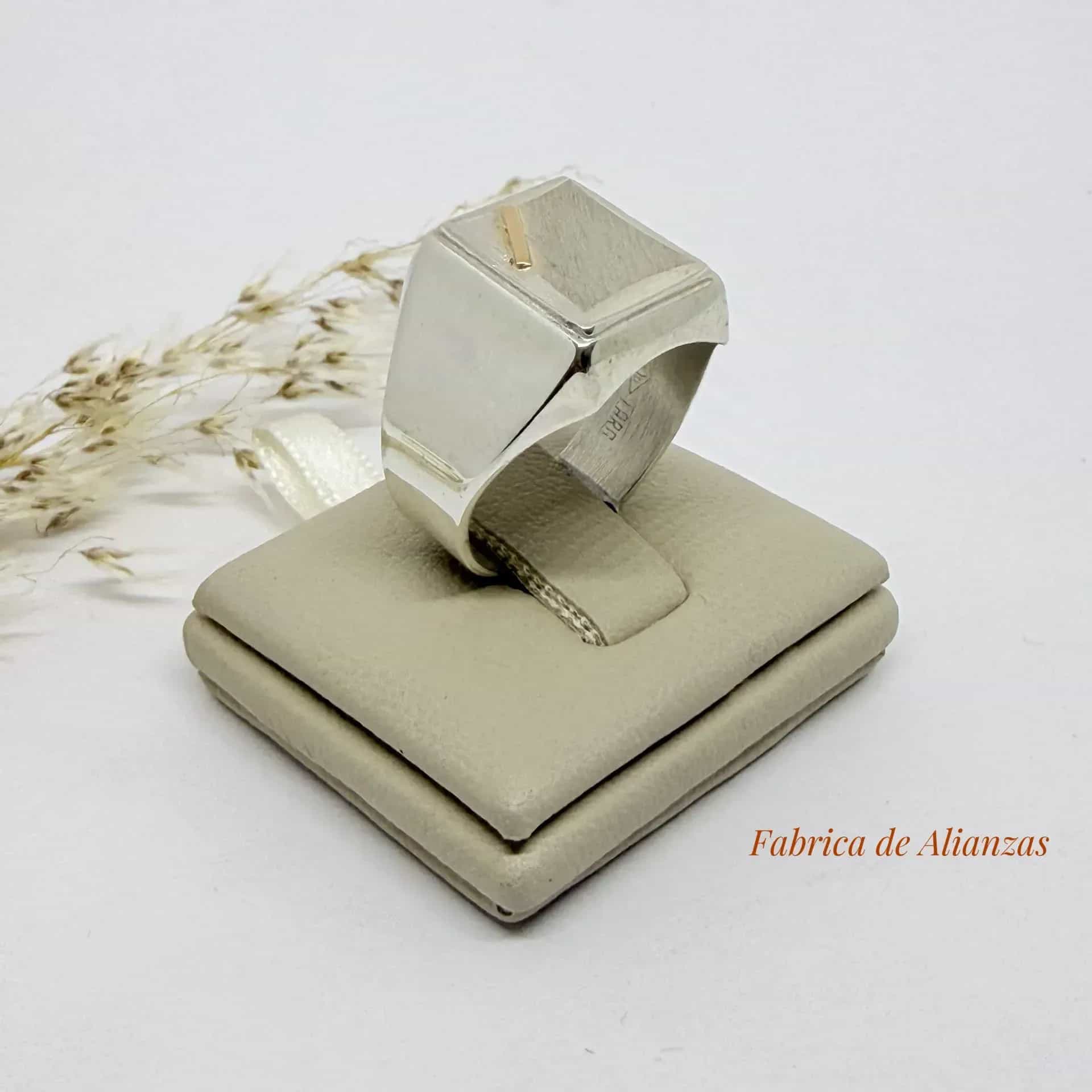 Anillo Sello Rectangular 10 por 8 milímetros