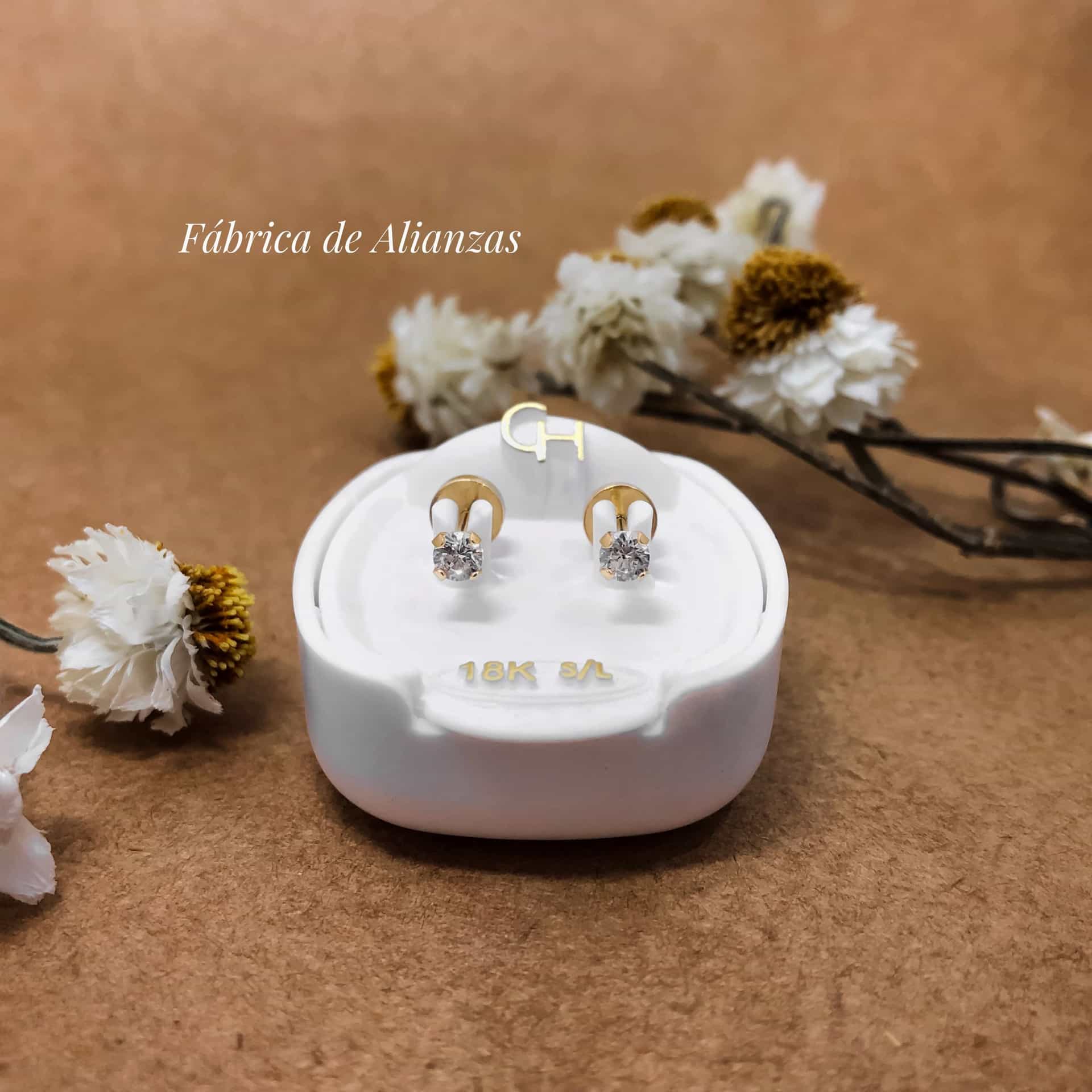 Aro Abridor Grifa Mediana Piedra Blanca