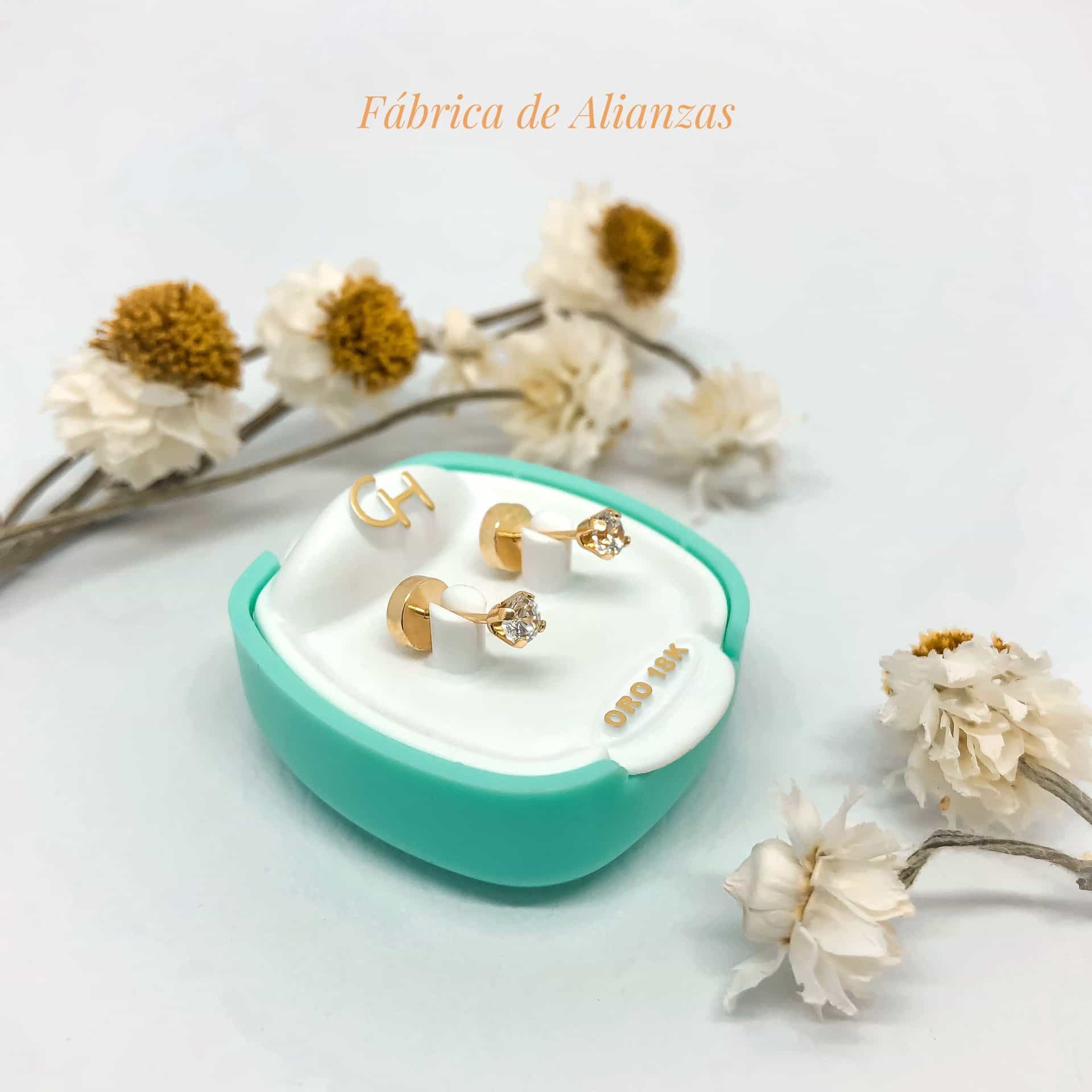 Aro Abridor Grifa Mediana Piedra Blanca