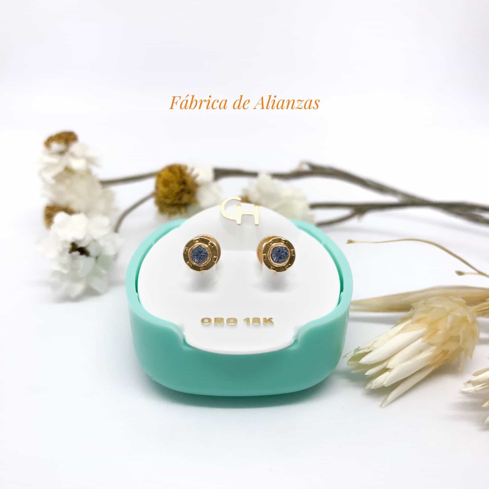 Aro Abridor Piedra Celeste Chica