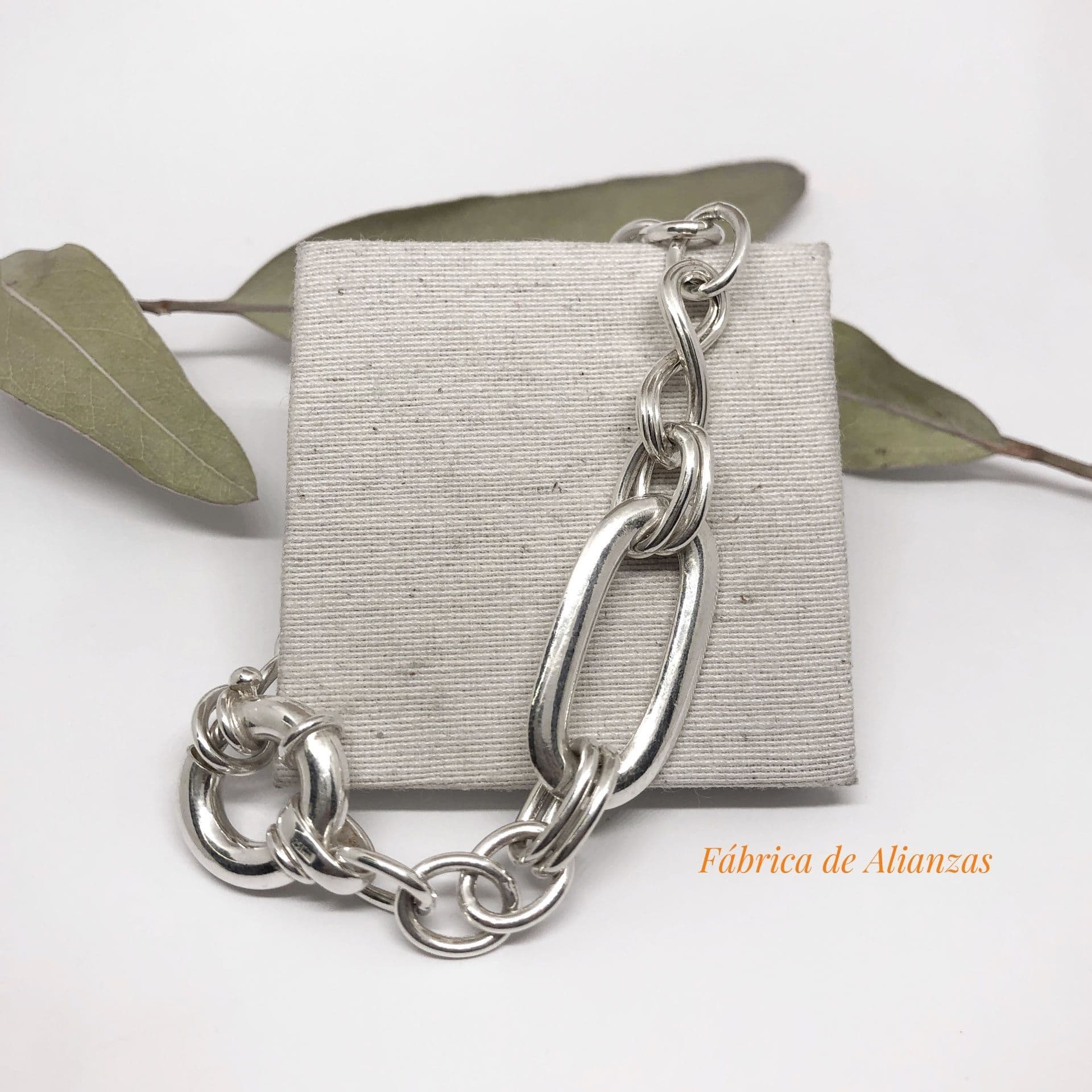 Pulsera  Cuatro Eslabones Combinados