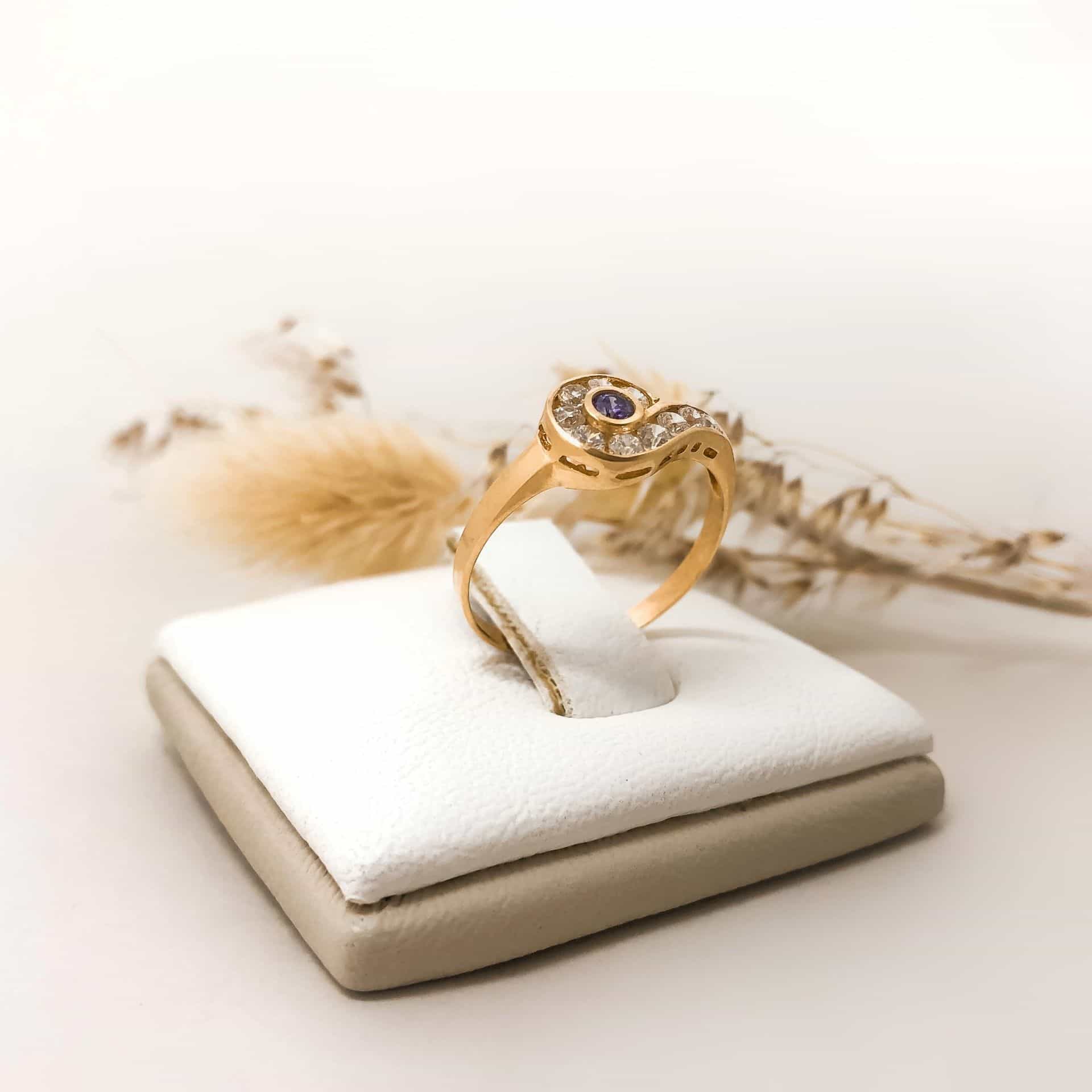 Anillo Ojo de Pediz Larga