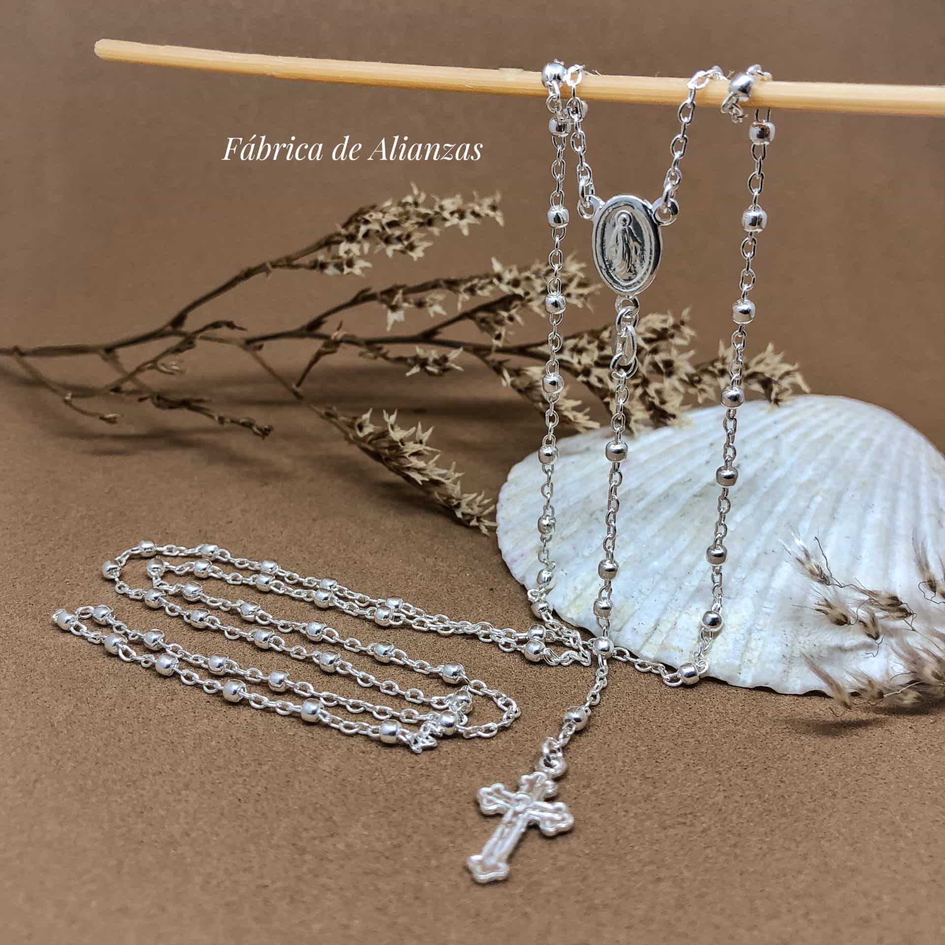 Rosario Forcet Corto con Cuentas Medianas 15,5 Grs