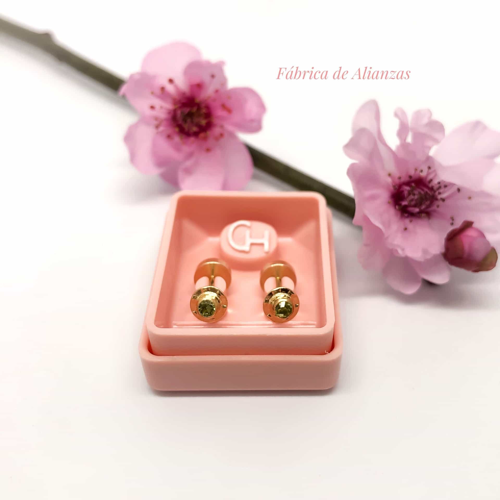 Aro Abridor Piedra Verde Chico