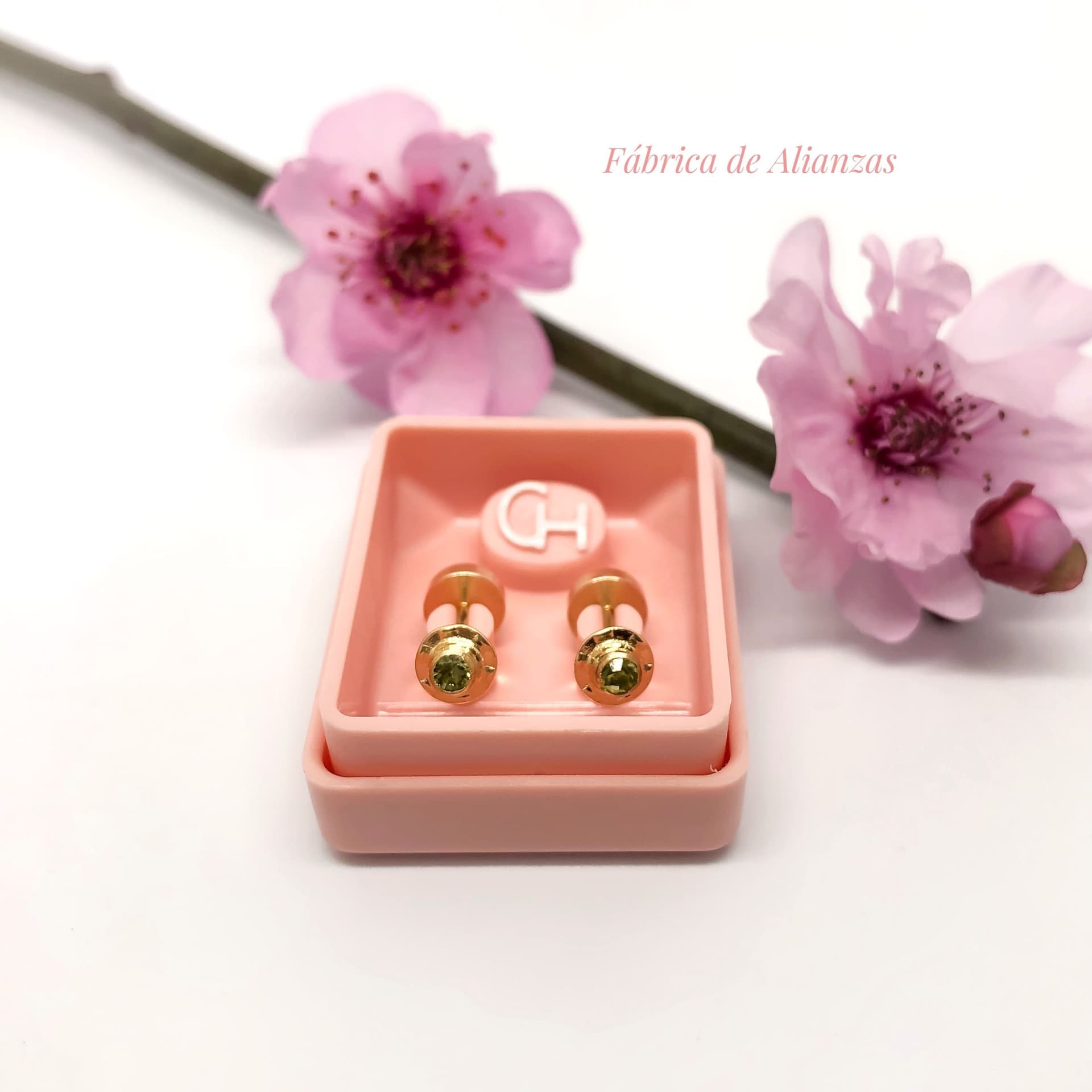 Aro Abridor Piedra Verde Chico