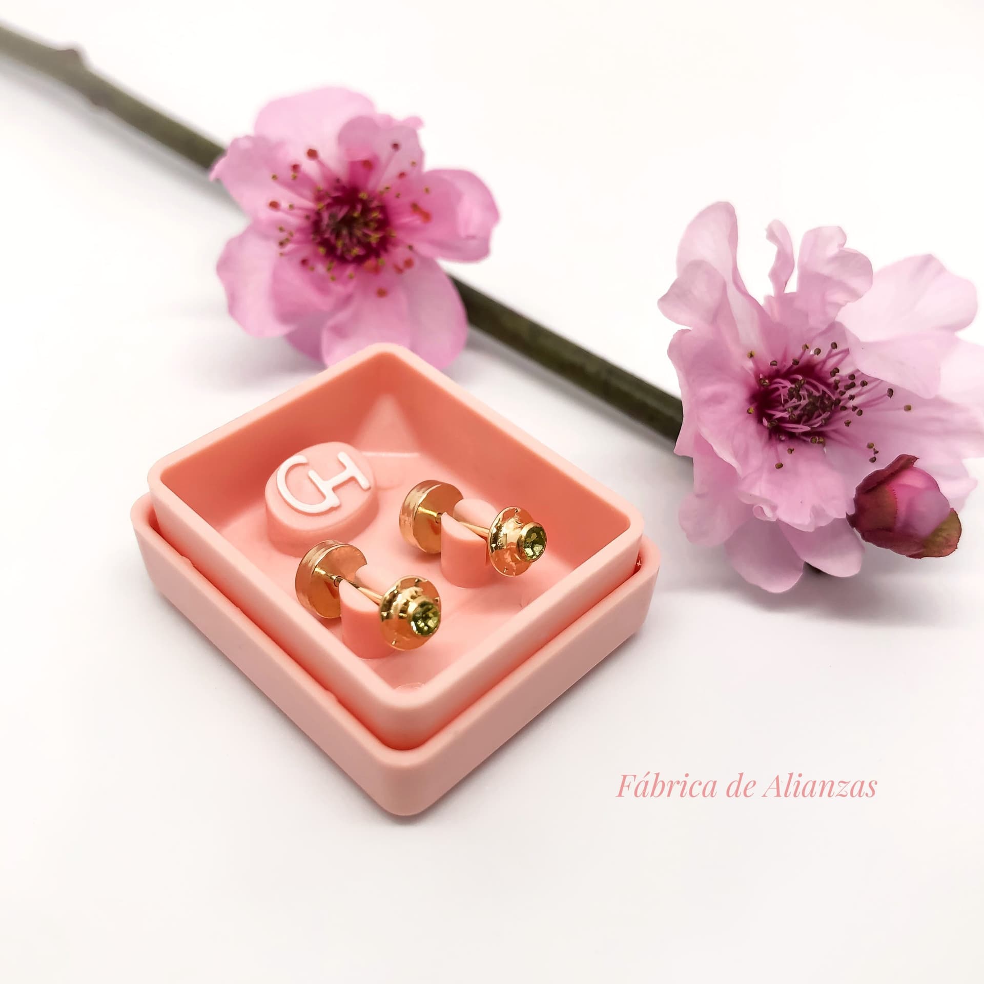 Aro Abridor Piedra Verde Chico