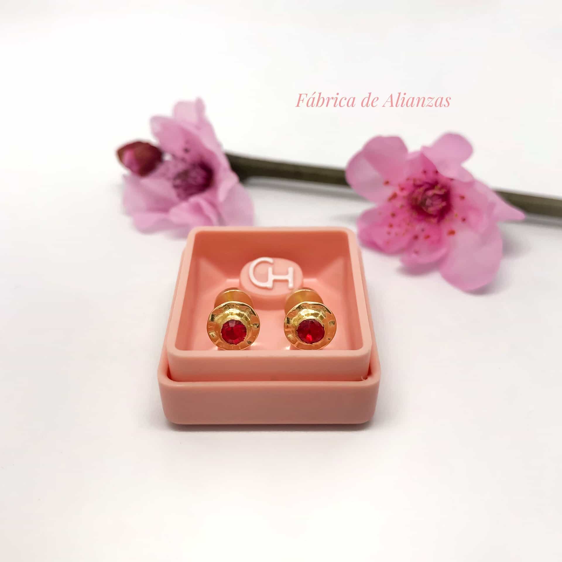 Aro Abridor Piedra Roja Mediana