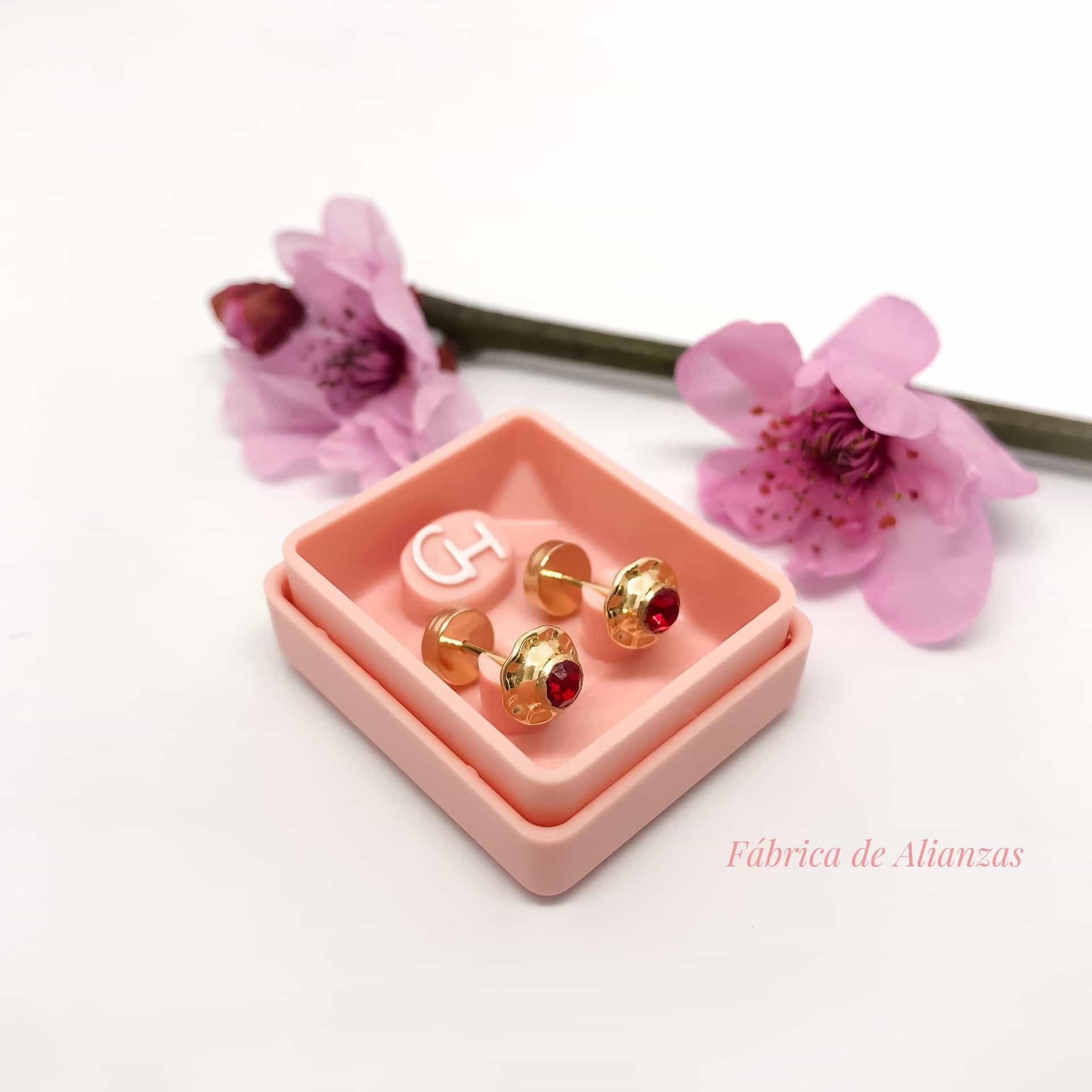 Aro Abridor Piedra Roja Mediana