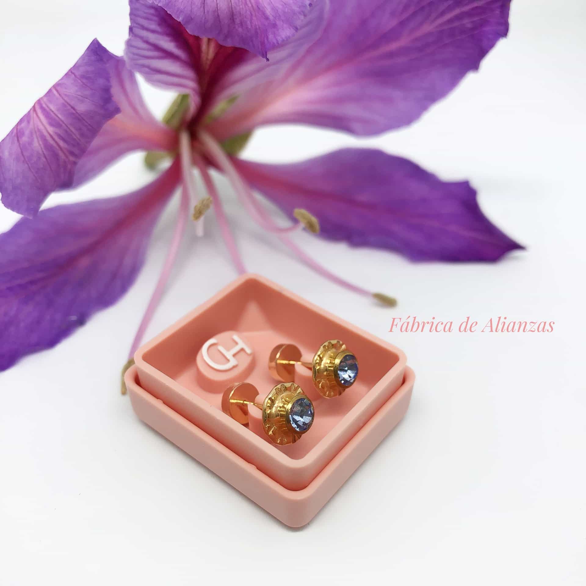 Aro Abridor Piedra Celeste Grande