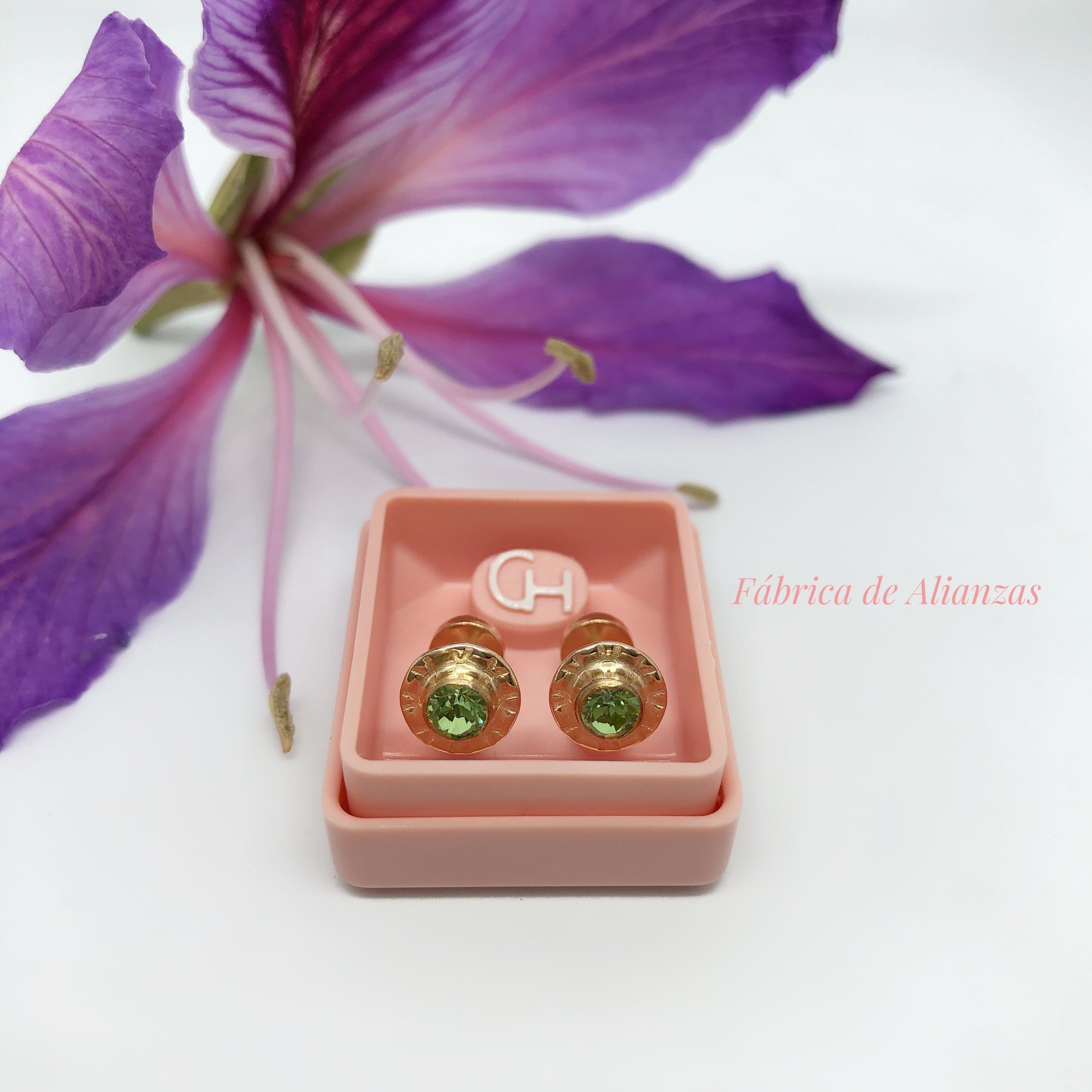 Aro Abridor Piedra Verde Grande