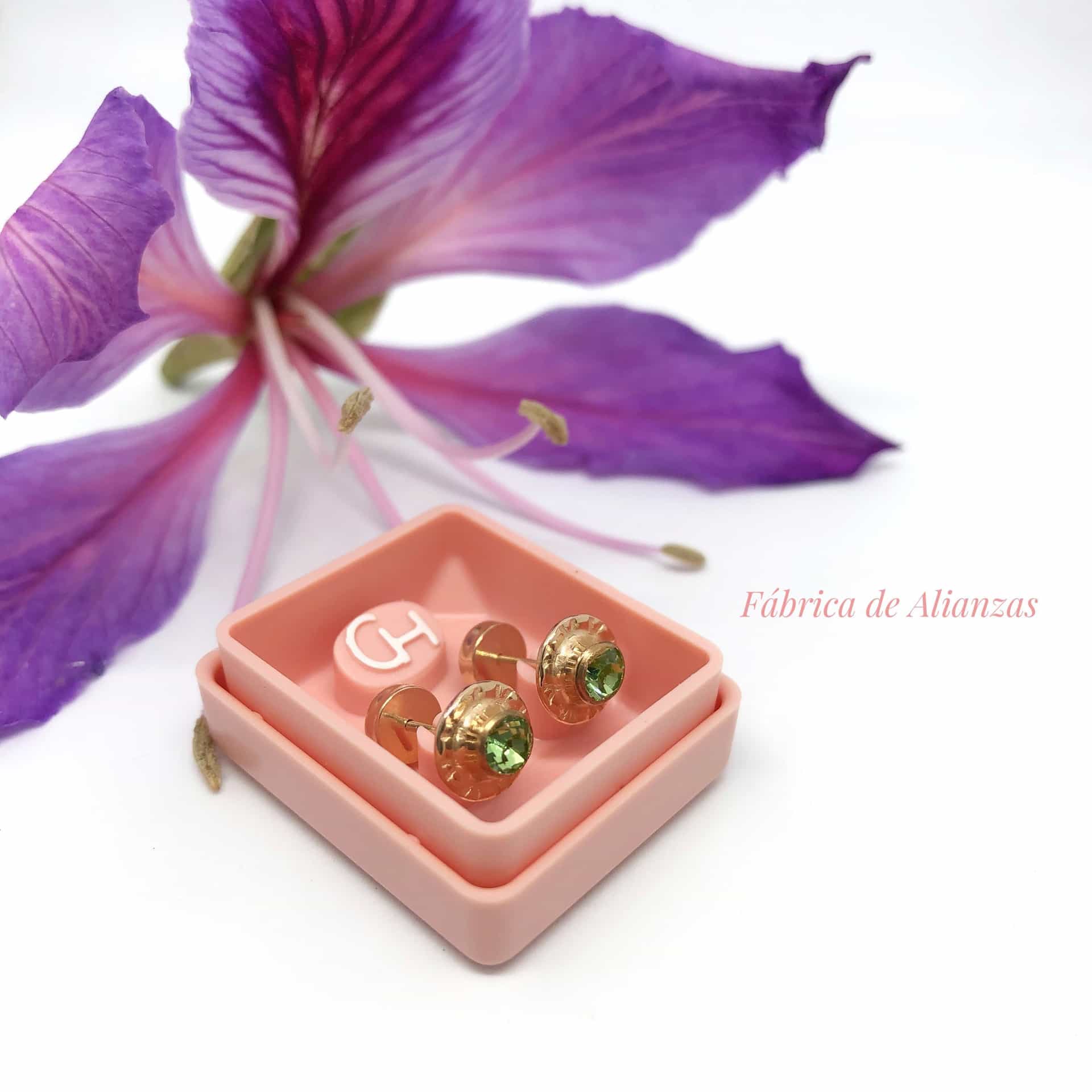 Aro Abridor Piedra Verde Grande