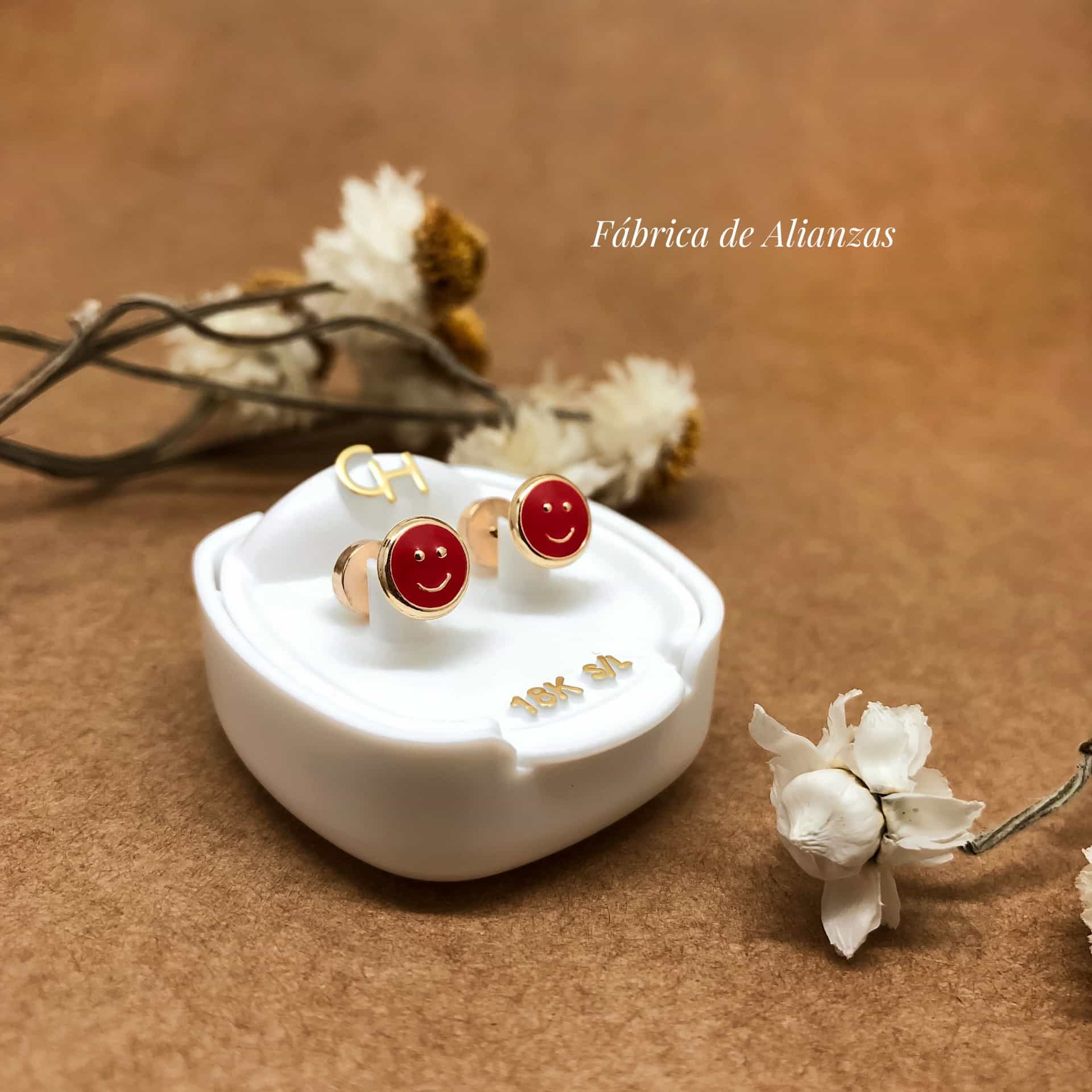 Aro Abridor Carita Laqueada Roja