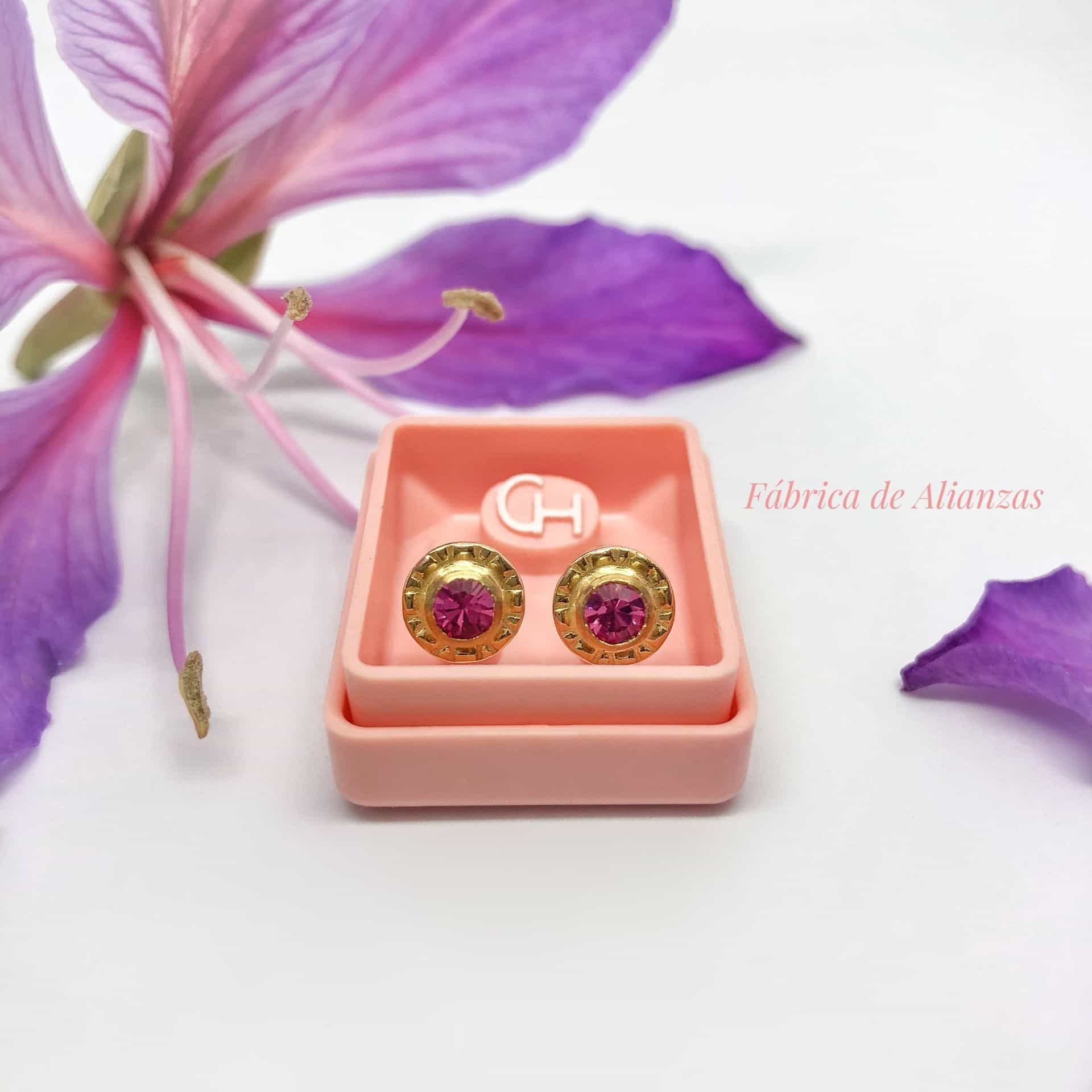 Aro Abridor Piedra Rosa Grande