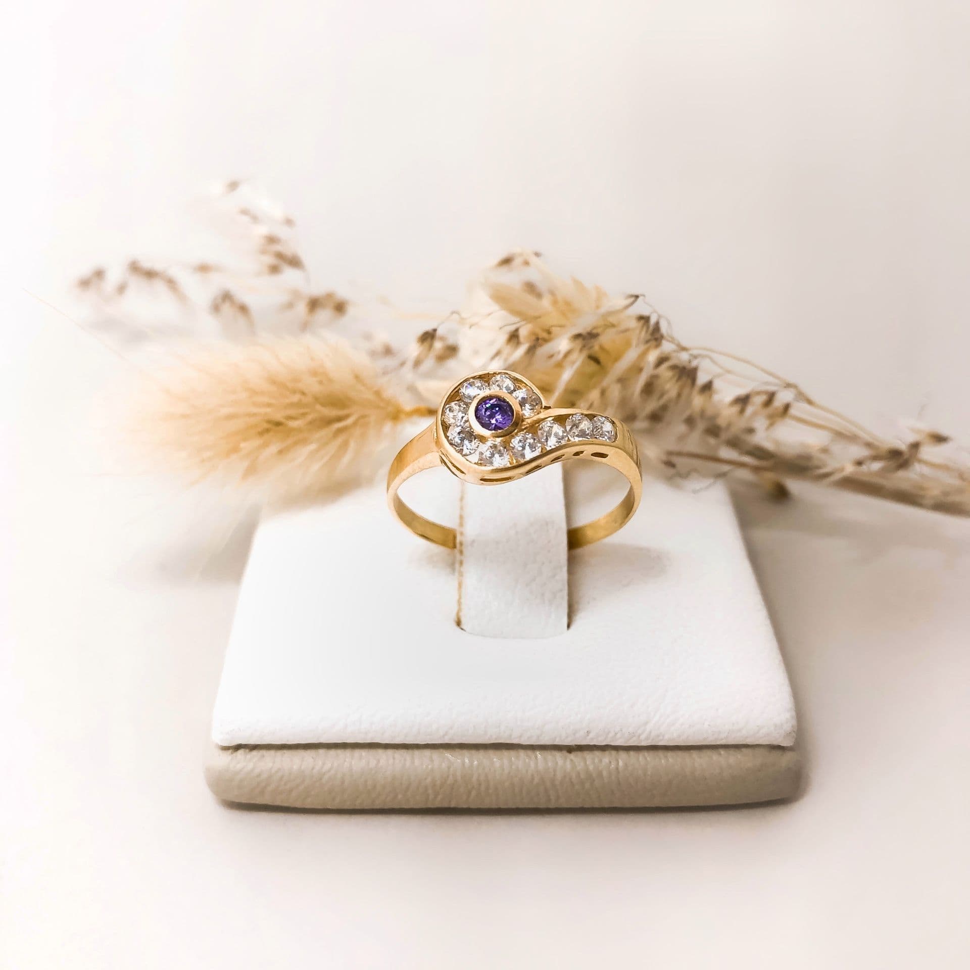 Anillo Ojo de Pediz Larga