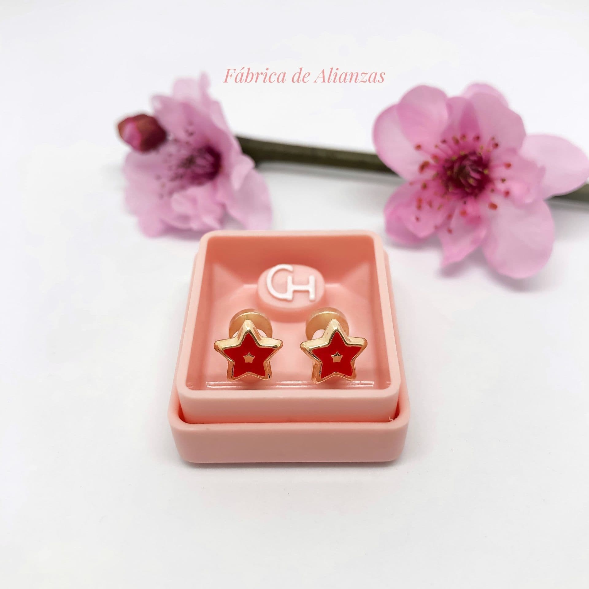 Aro Estrella Laqueada Roja