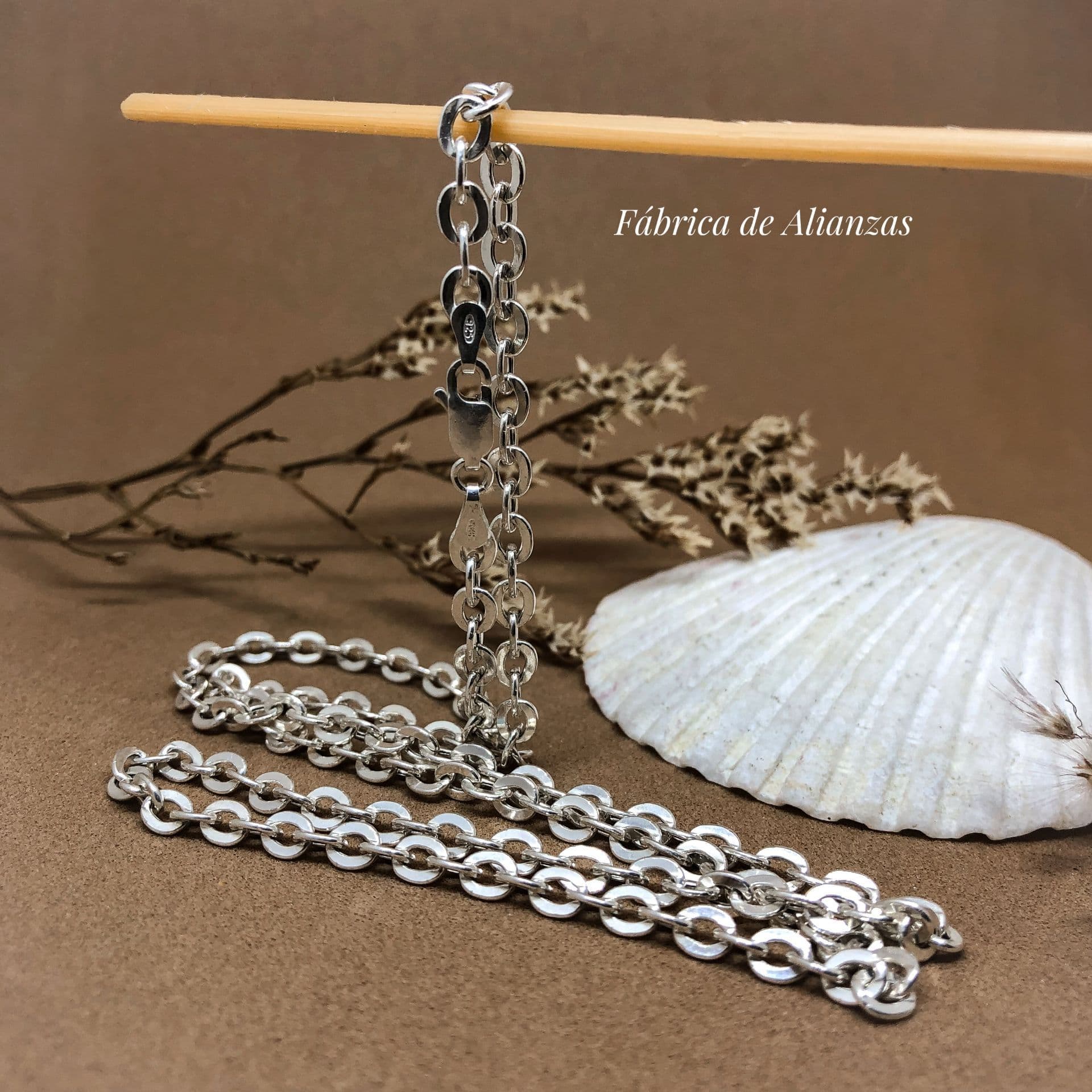 Cadena Espejo Gruesa