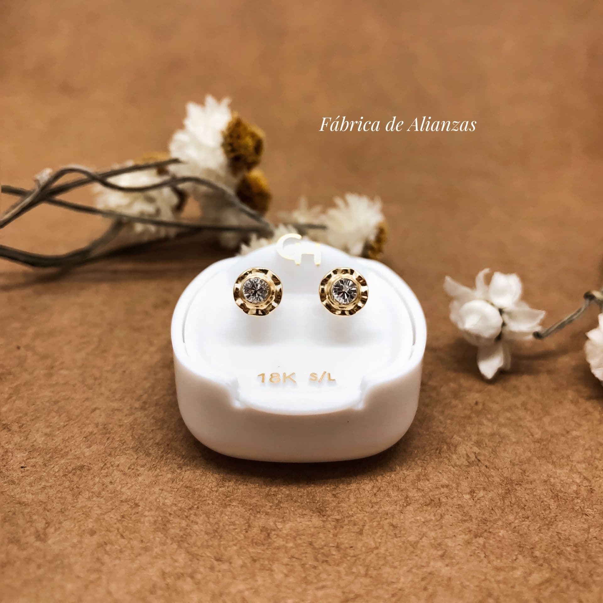 Aro Abridor Piedra Blanca Mediana