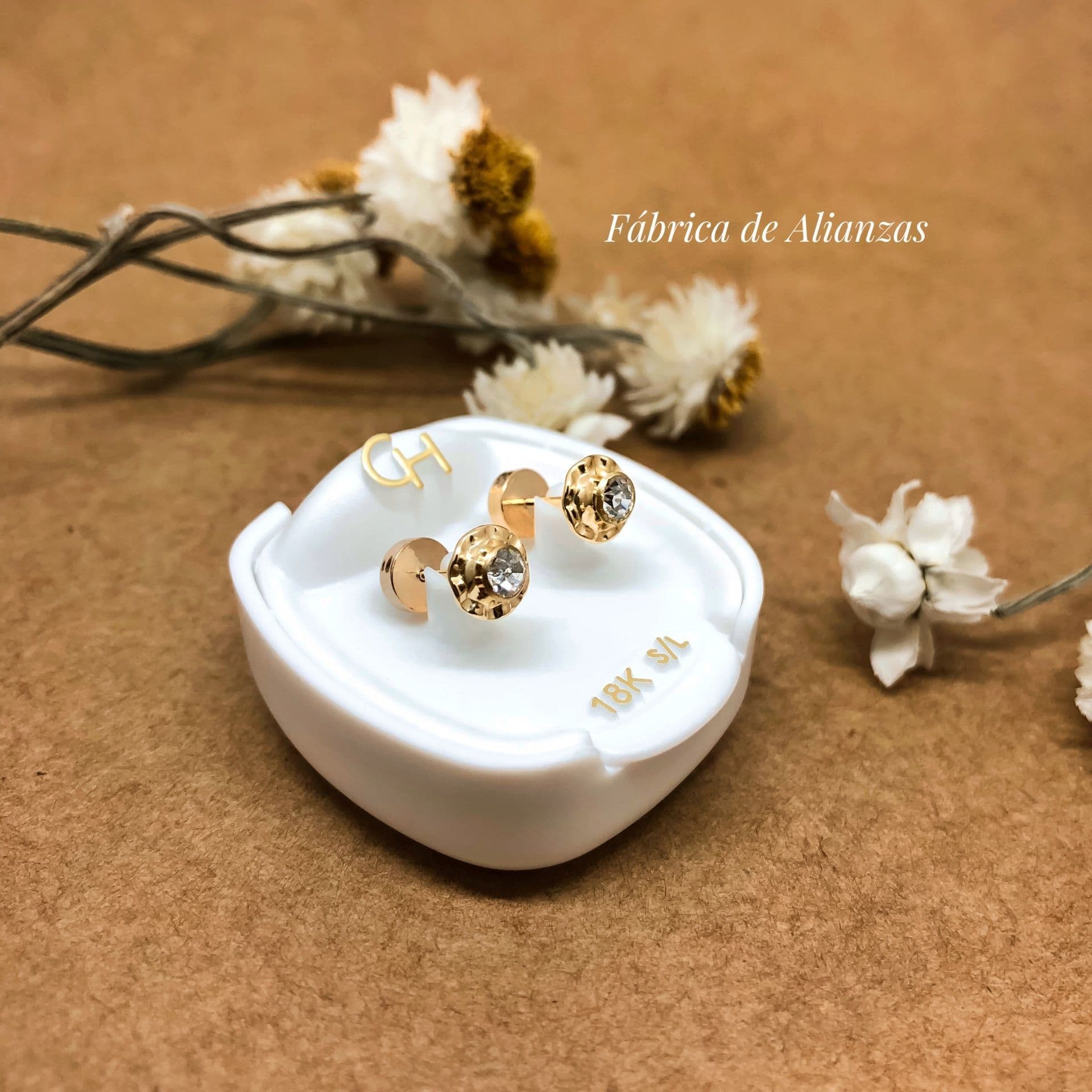 Aro Abridor Piedra Blanca Mediana