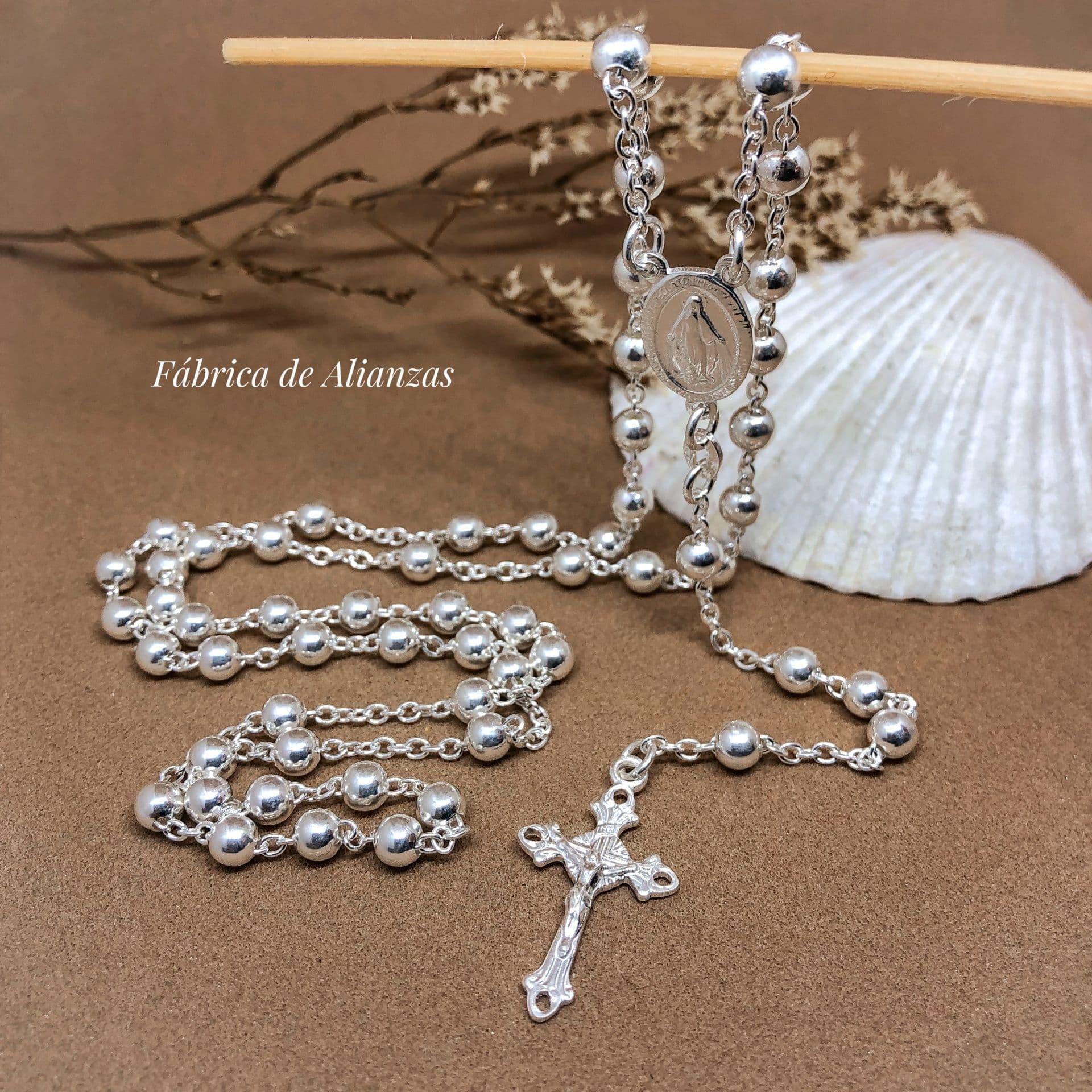 Rosario Forcet con Cuentas Grandes 24,8 Grs