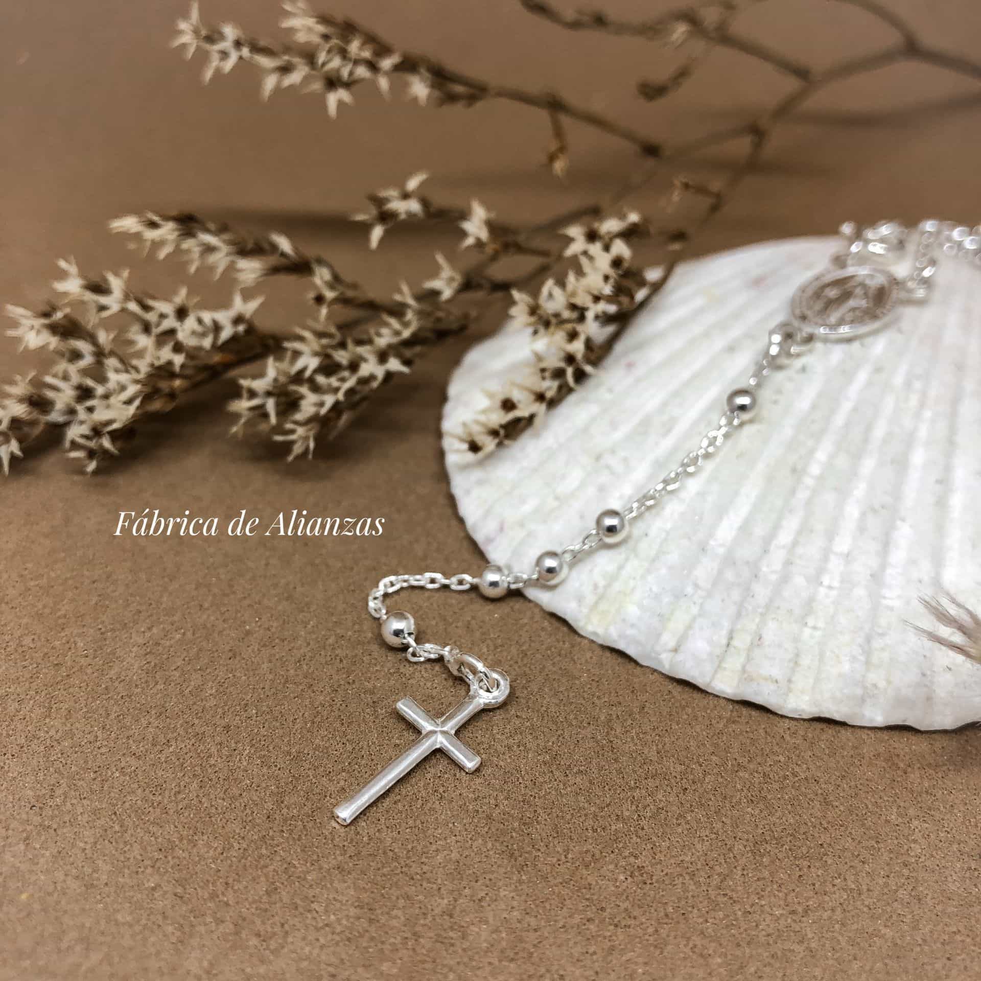 Rosario Forcet Corto con Cuentas Chicas 7,8 Grs