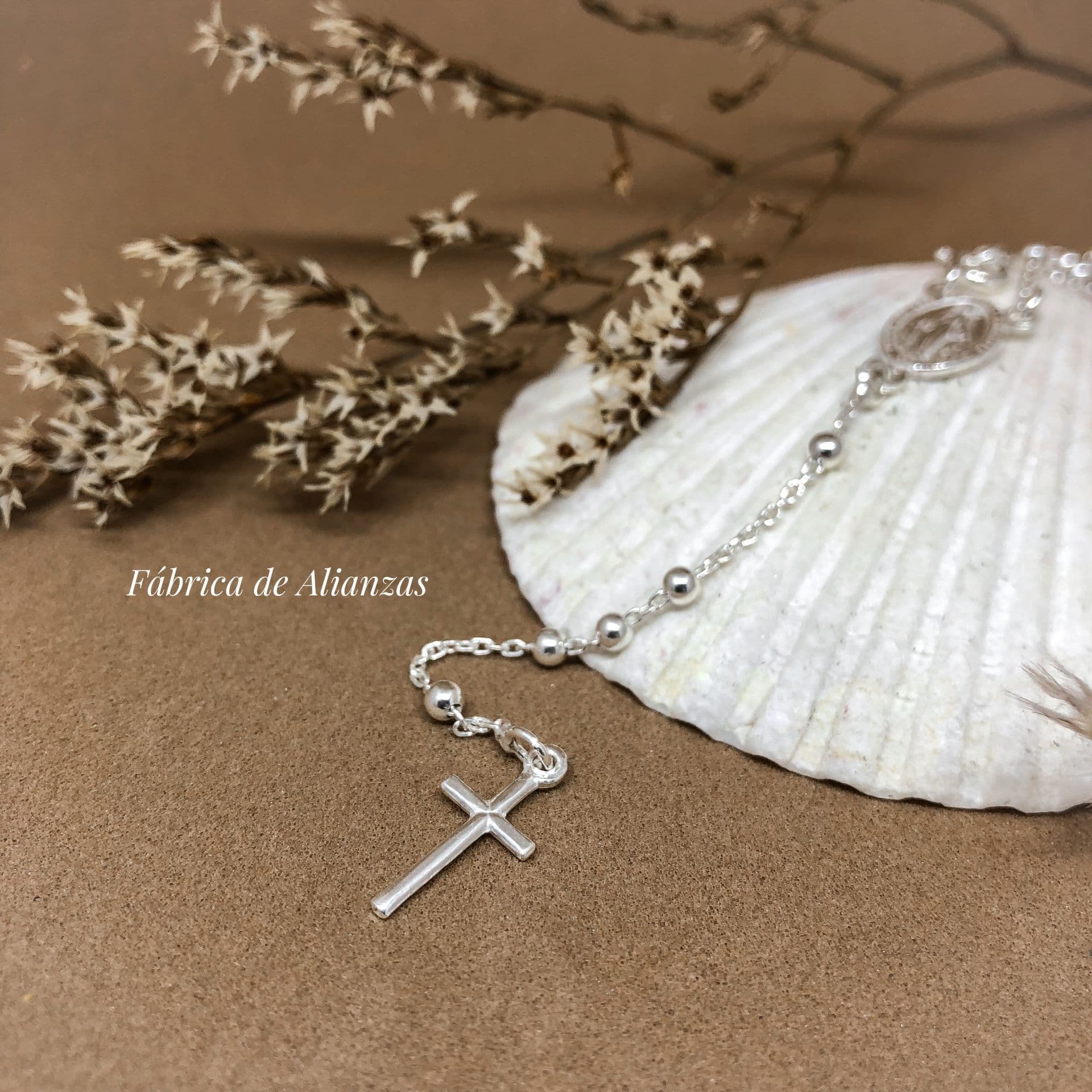 Rosario Forcet Corto con Cuentas Chicas 7,8 Grs