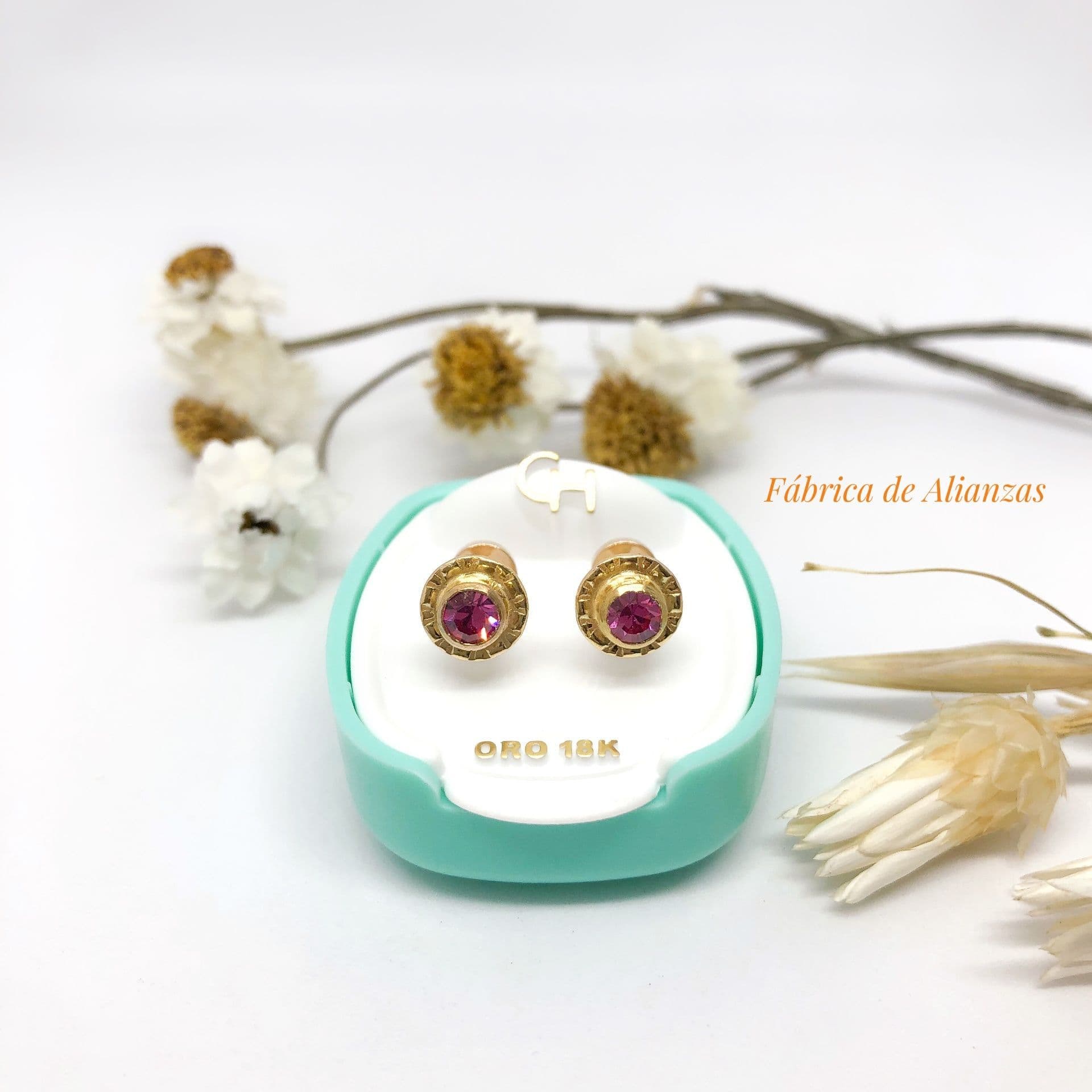 Aro Abridor Piedra Rosa Grande