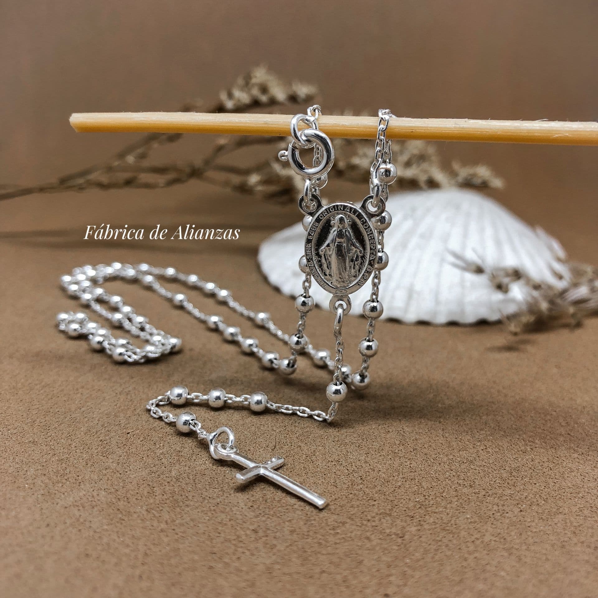 Rosario Forcet Corto con Cuentas Chicas 7,8 Grs