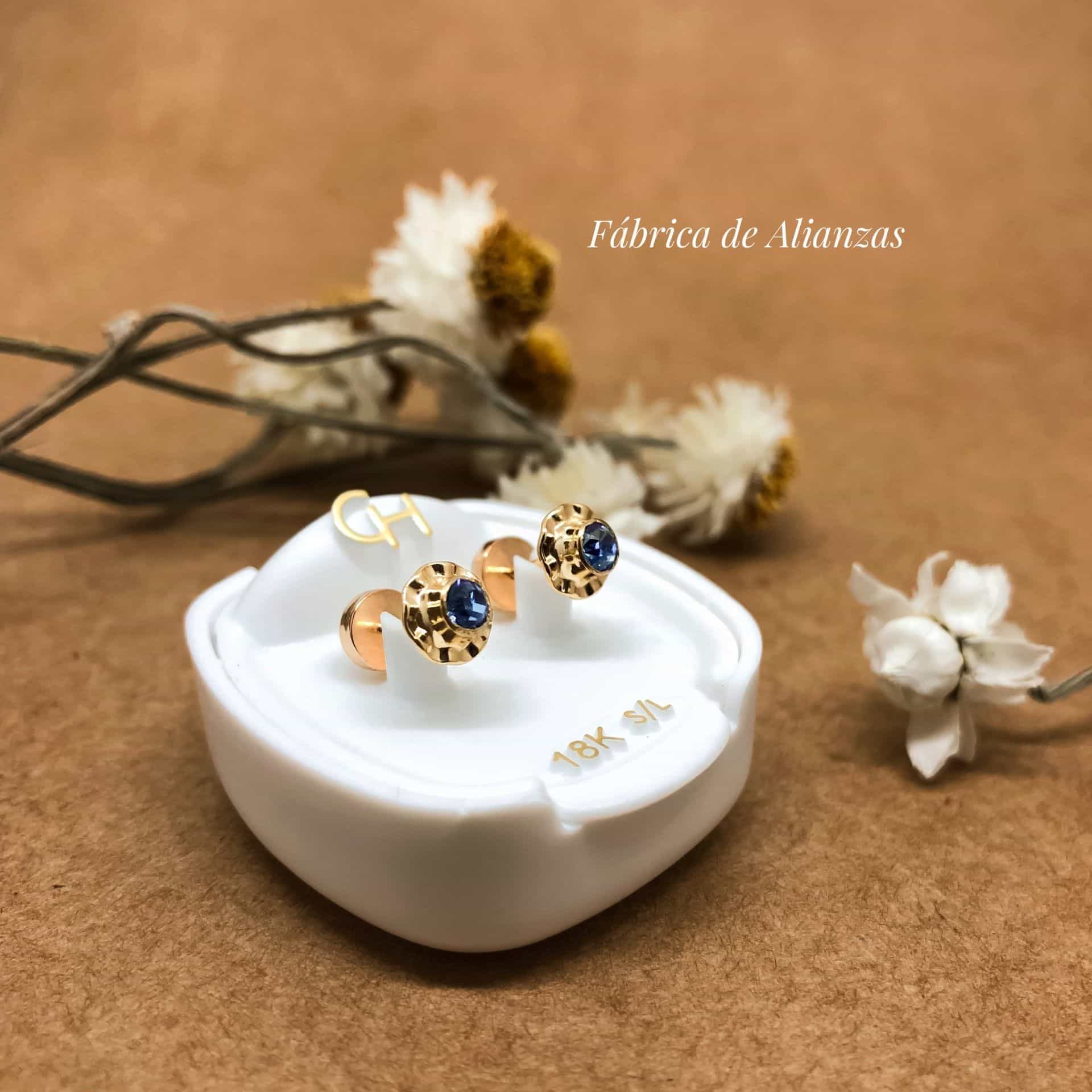 Aro Abridor Piedra Celeste Mediano