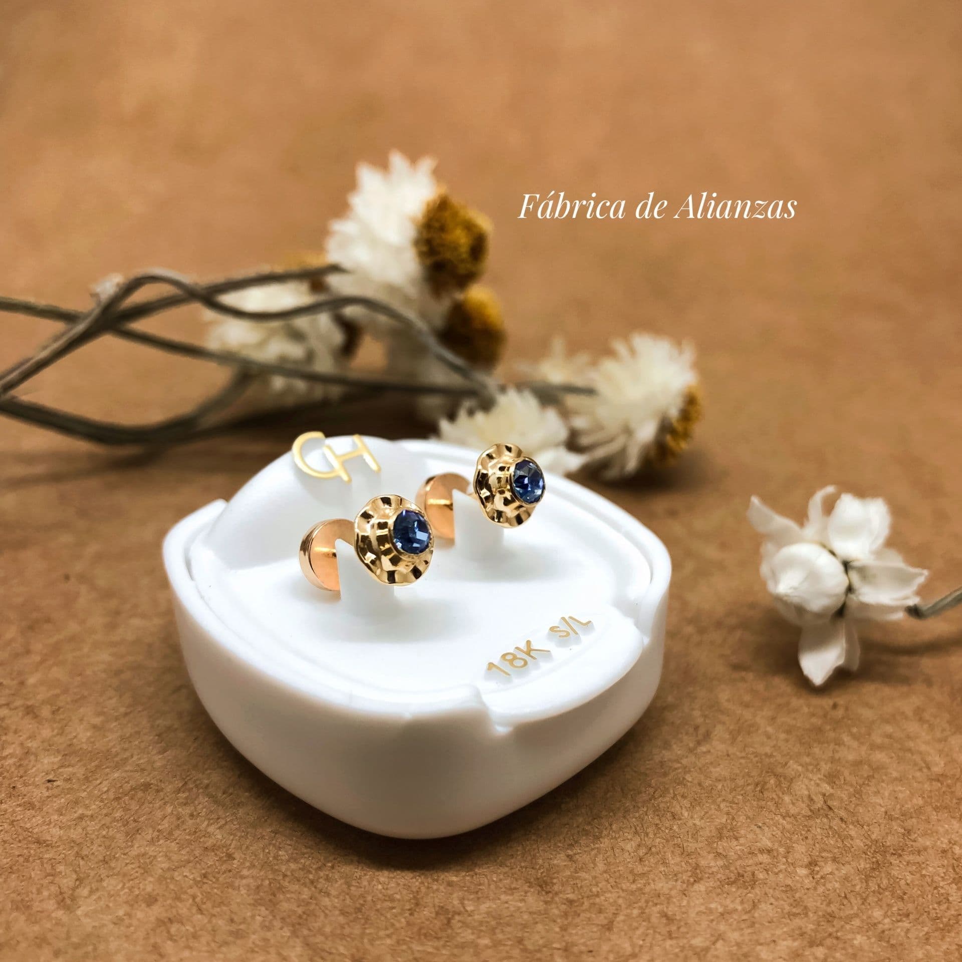 Aro Abridor Piedra Celeste Mediano