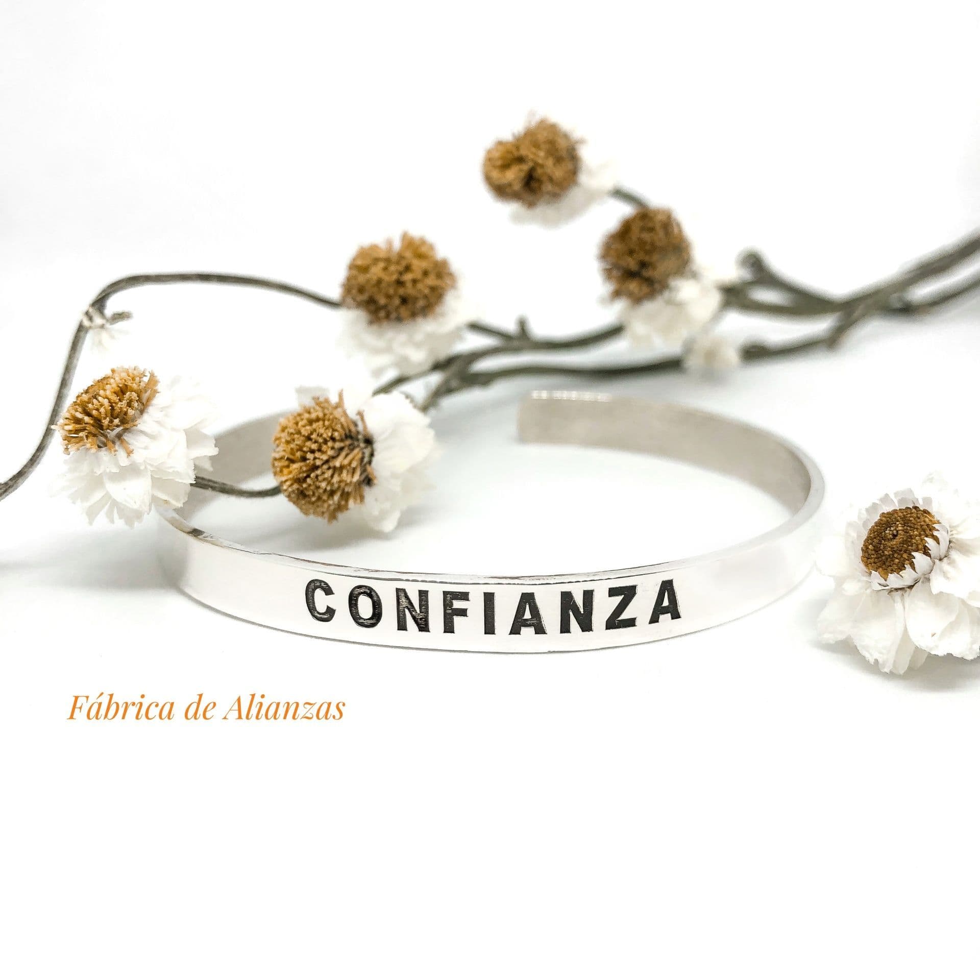 1/2 Esclava Cinta Grabada CONFIANZA