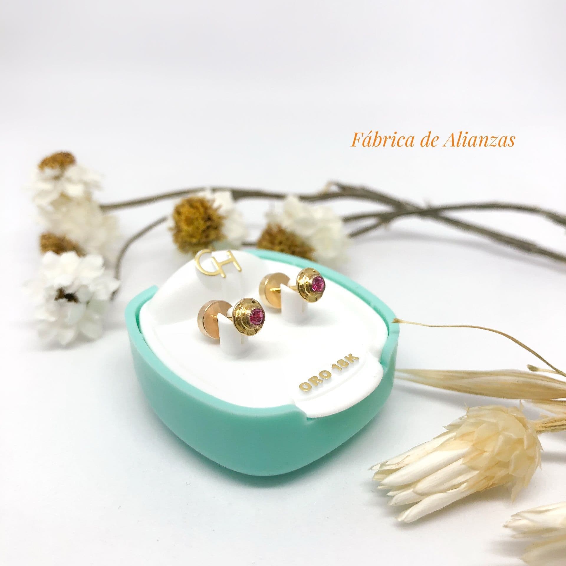 Aro Abridor Piedra Rosa Chica