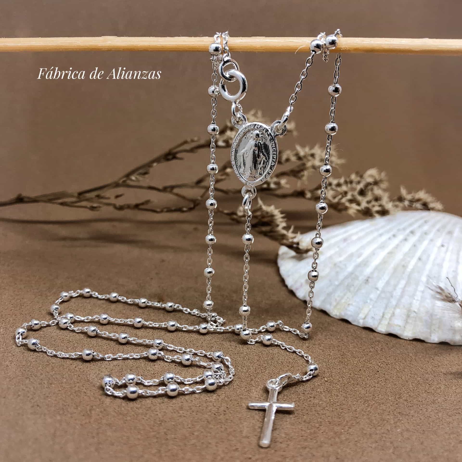 Rosario Forcet Corto con Cuentas Chicas 6,3 Grs