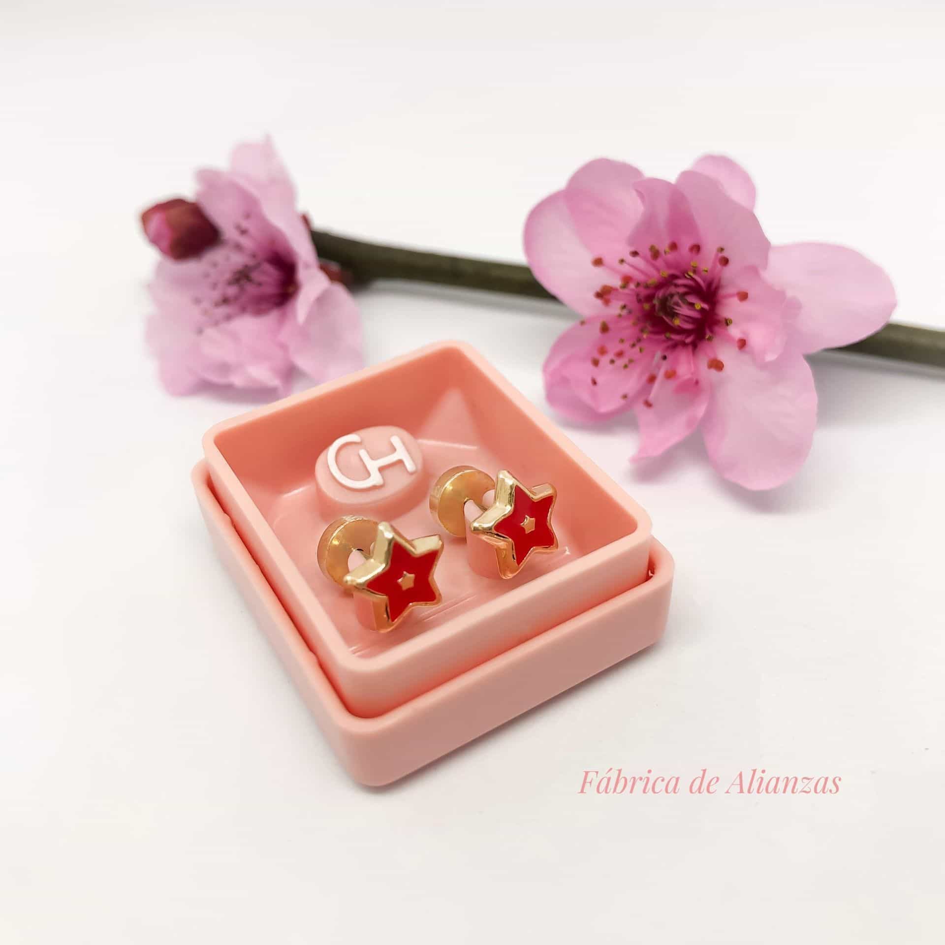 Aro Estrella Laqueada Roja