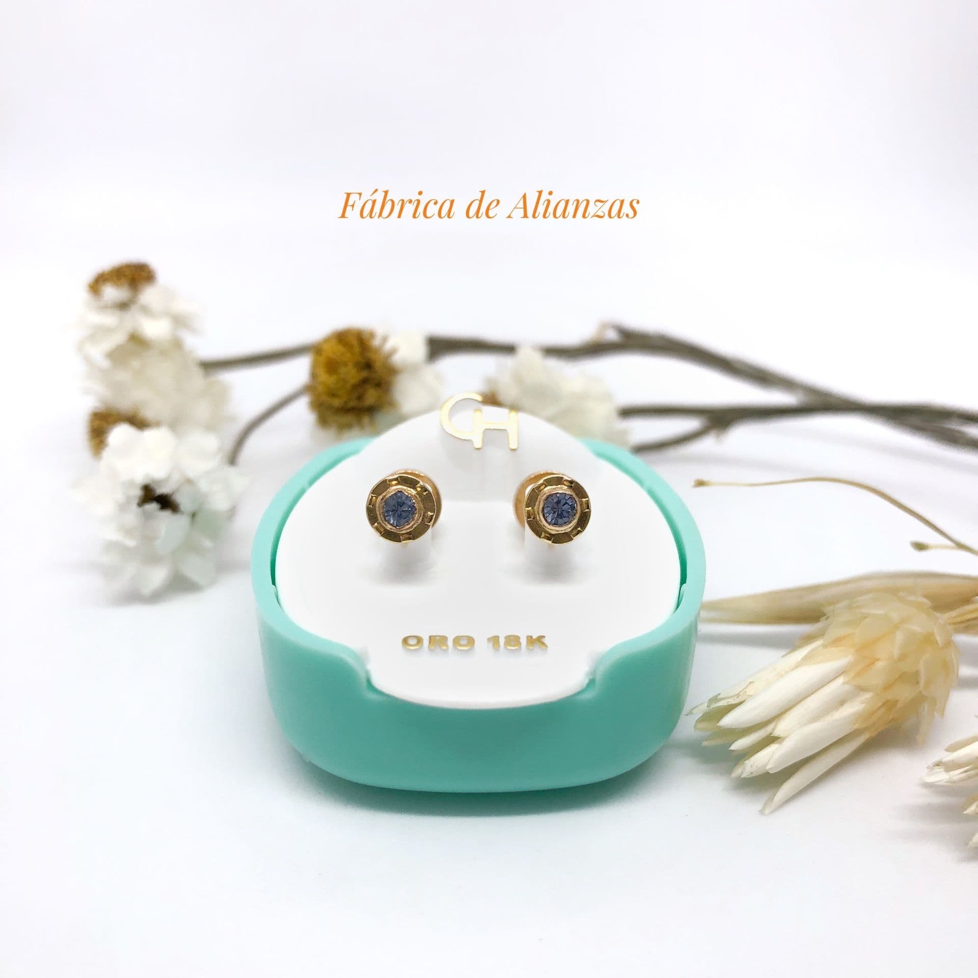 Aro Abridor Piedra Celeste Chica